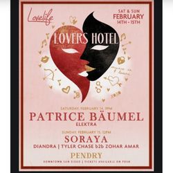 Lovers Hotel at The Pendry Tickets