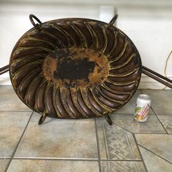 Metal Tray Decor Or Wood Holder 18”/22”