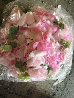 13inArtificial Leaf Flower Candle Ring Wedding Birthday Valentine Decorations