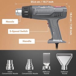 Diafield 1850W Heat Tool w/ Variable Temperature Range 112°F~1202°F