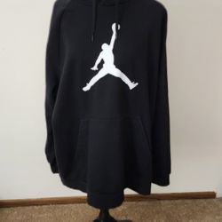 Nike Air Jordan Mens Black Hoodie Size XXL
