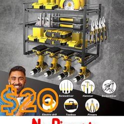 (NEW) 4Tier Power Tool Organizer