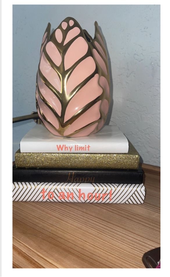 Book Decor With Vase