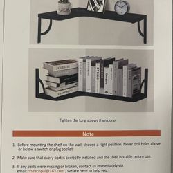 Floating Corner Shelves 