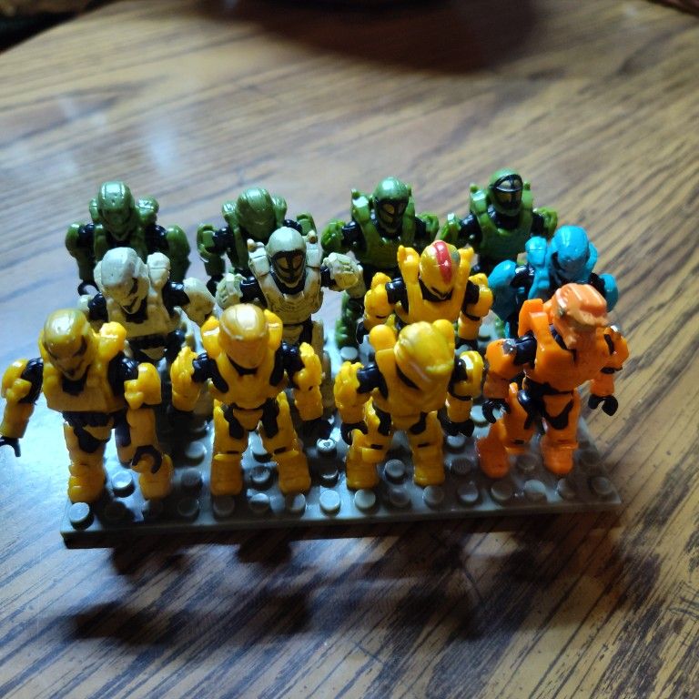 Sharpie Stained Halo Mega Bloks Mega Contstrux