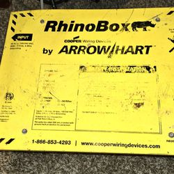 Arrow Hart Rhino Box RB300ME GFCI Power Center, 50 A, 120/240 V