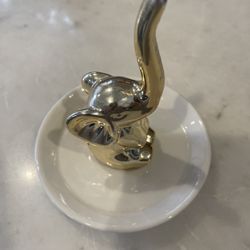 Jewelry Ring Elephant Dish