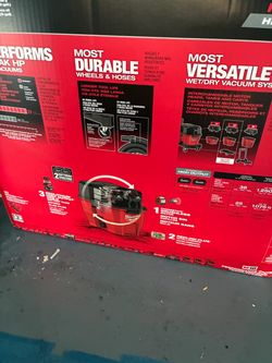 Milwaukee M18  9gal wet/dry vacuum NEW