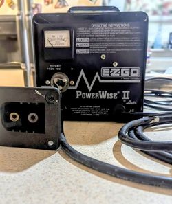 EZGO Powerwise 2 Golf Cart Charger And Adapter