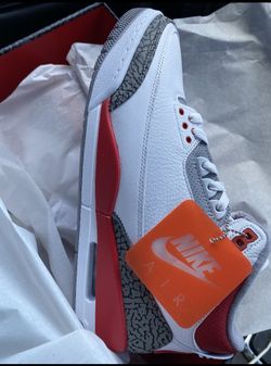 JORDAN 3 FIRE RED SIZE 10.5 and 11