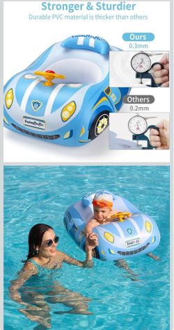 Toddler Swim Float Car with Steering Wheel! Brand new! See all pics!