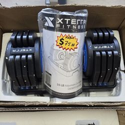 Xterra Fitness 55 lb Adjustable Dumbbell.