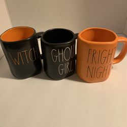 Rae Dunn Halloween Mugs Matte Finish Two Styles Available $8 Each New