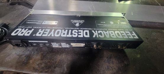 Behringer feedback destroyer
