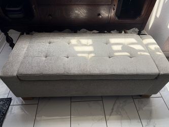 Tufted Storage Ottoman Bench