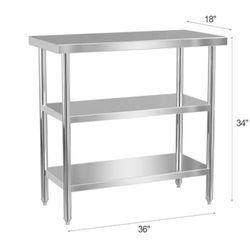 Stainless Steel Kitchen Appliance Table