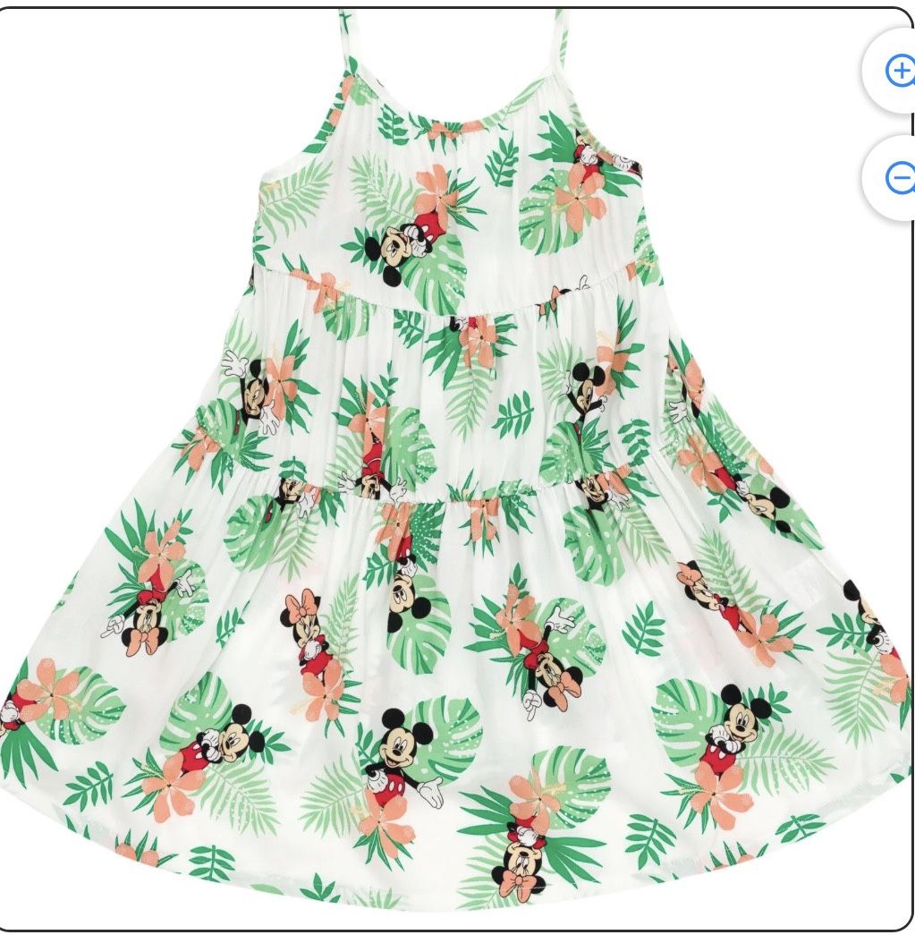 Disney Mickey Mouse Minnie Mouse Hawaiian Big Girl Boy Kids Matching Family