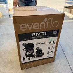 New In Box Evenflo Pivot 6 Modes Baby Infant Car Seat Kids Stroller Work For Children From 5 Lbs Up To 50 Lbs 
