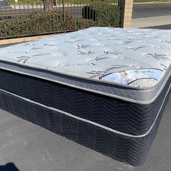 Full Ortho Bamboo Pillow Top Mattress! 