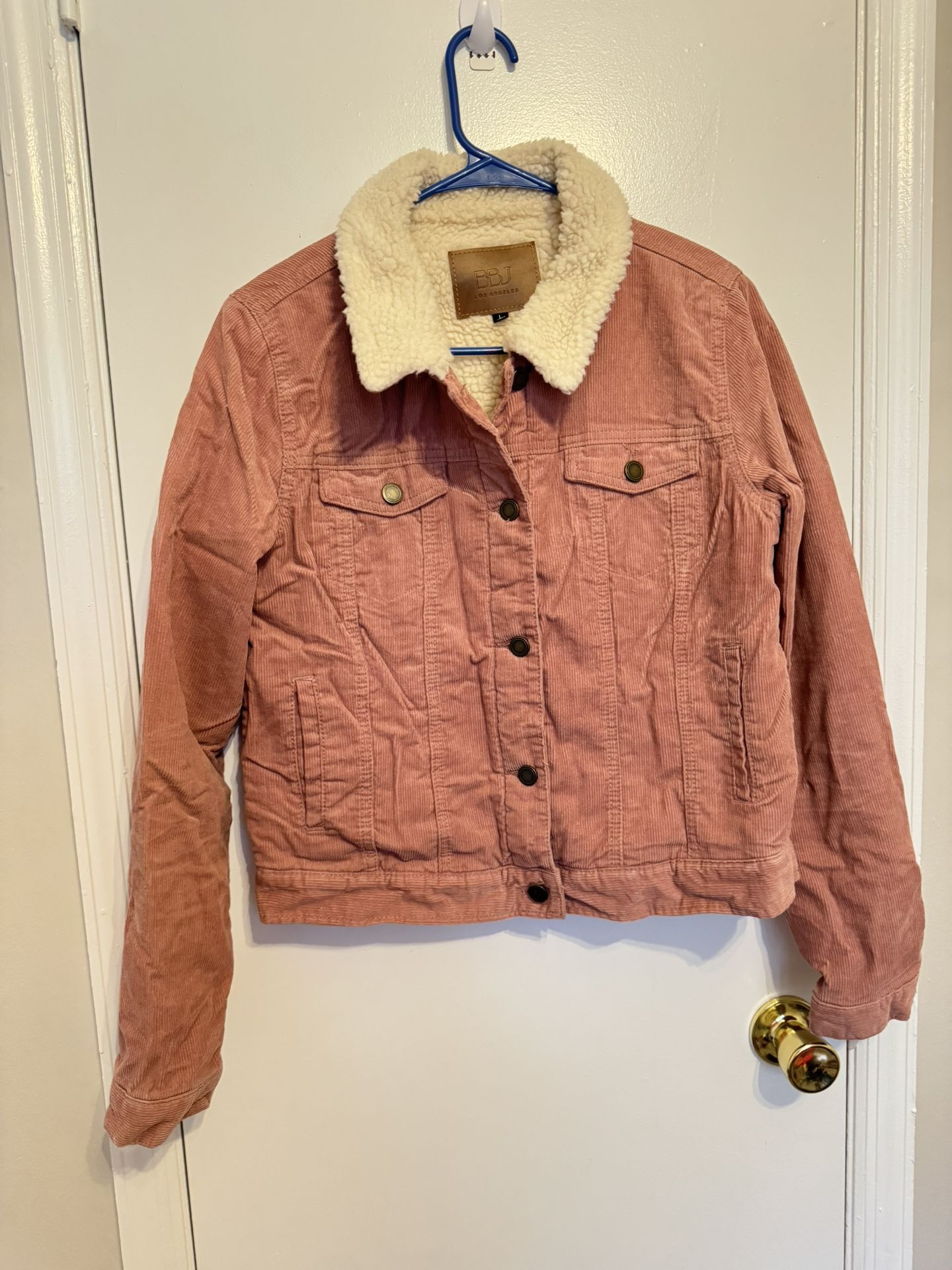 BBJ Los Angeles Pink Jacket Size Large