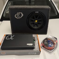 10inch Kicker Speaker with amp