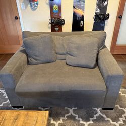 Free Grey Fabric couches 12years Old