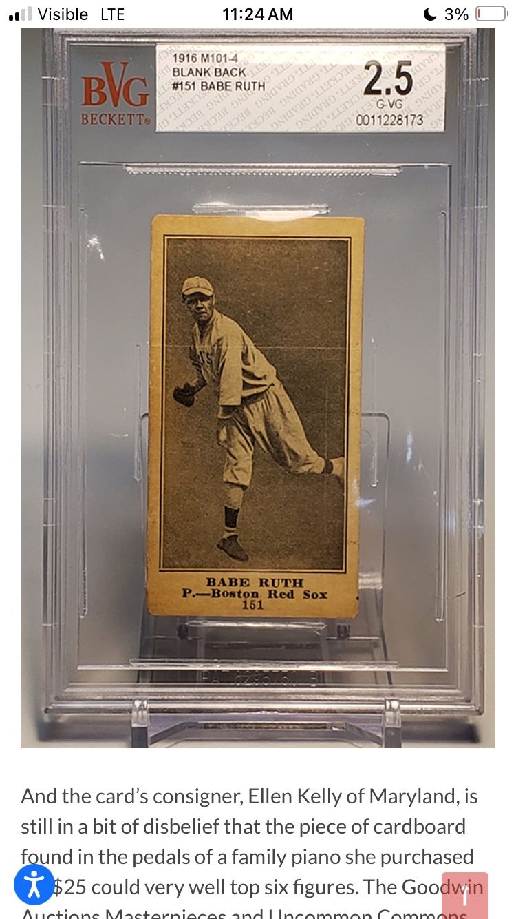 Babe Ruth R.c