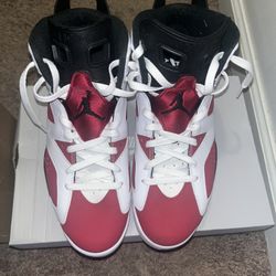 Retro Carmine 6s And Fitted 7 3/4  New