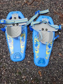 LL Bean Little Bear Snowshoes 14" Blue