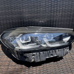 2022 2023 2024 BMW X3 X4 Right Passenger Side Black Type LED Adaptive Headlight OEM 5A29216-07
