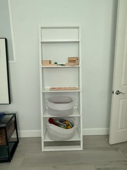 White shelf