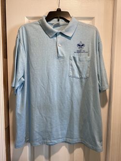 Light Blue Boy Scouts of America Polo Troop 744 of Baltimore, Maryland Size XXL