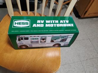 Hess RV with ATV and Motorbike