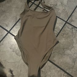 Skims Scoop Neck Bathing Suit Bodysuit Small 