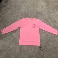 Chrome Heart Longsleeve Tee Pink 