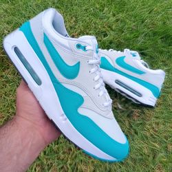 Size 13 Nike Air Max 1 '86 OG Men's Spikeless Golf Shoes White Dusty Cactus