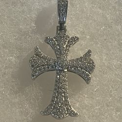 Chrome Heart Styled 925 Sterling Silver Pendant