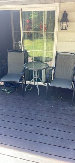 Table and chairs