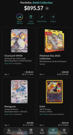 COLLECTION $900 VALUE with portfolio Pokemon TCG modern and vintage