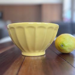 Bright & Colorful Breakfast Set - Handcrafted Mug & Sur La Table Bowl