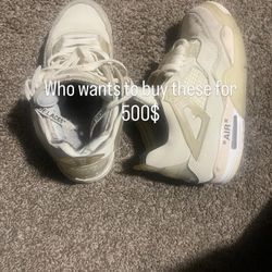 Jordan 4s Retro Off Whites 