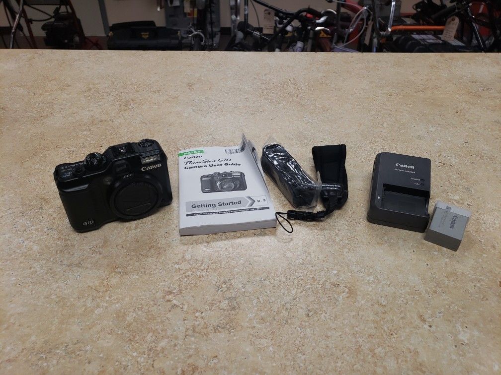 Canon Powershot G10 Digital Camera 14.7mp