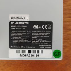 15" LCD Monitor