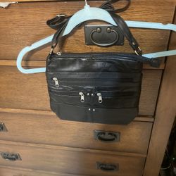 Black Leather Purses