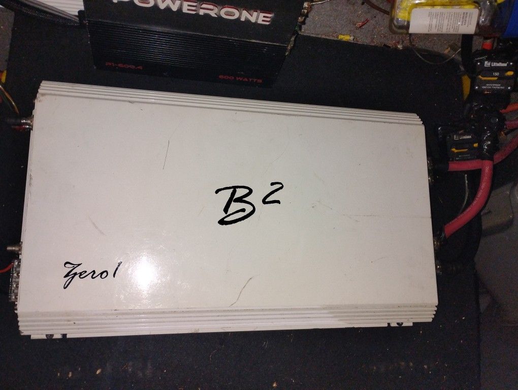 B2 Audio Zero Series Competition Amp 5000w RMS At 1 Ohm, 7300W RMS At .5 Ohm