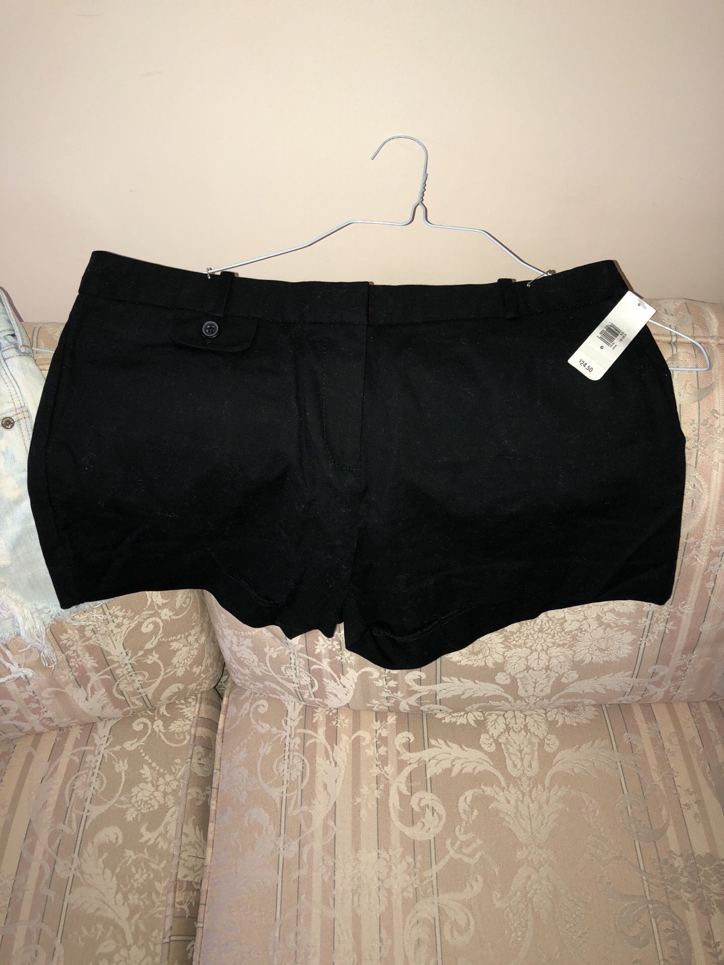 NEW! Old Navy black shorts Sz 6