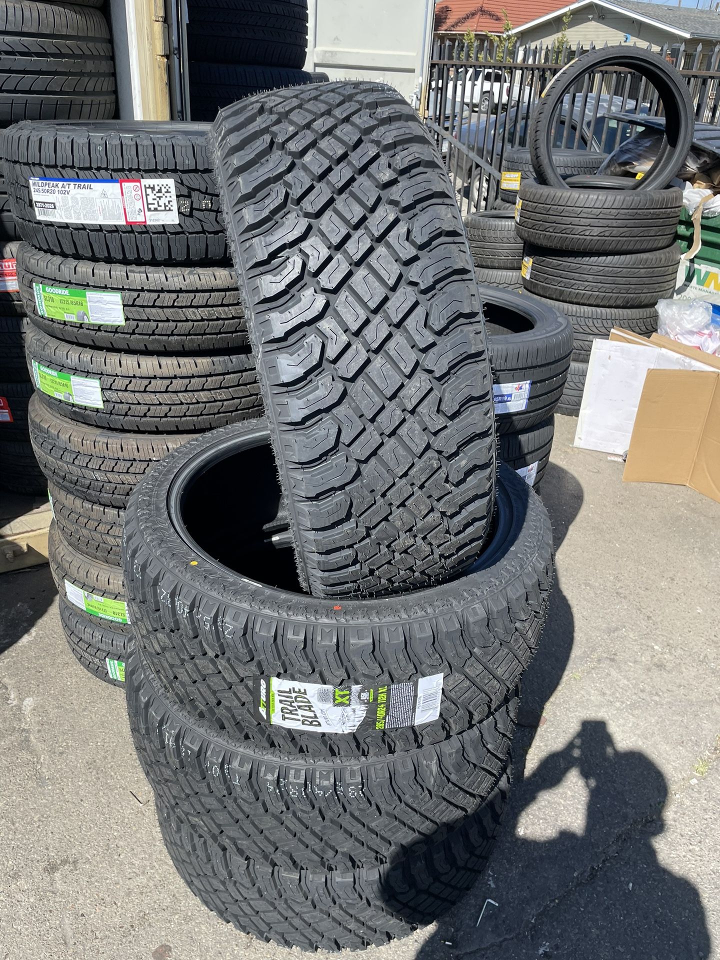285-40-24 Atturo XT All Terrain Tires (4) New Installed 50,000 Mile Warranty-We Finance
