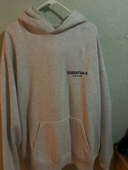 Essentials oatmeal hoodie
