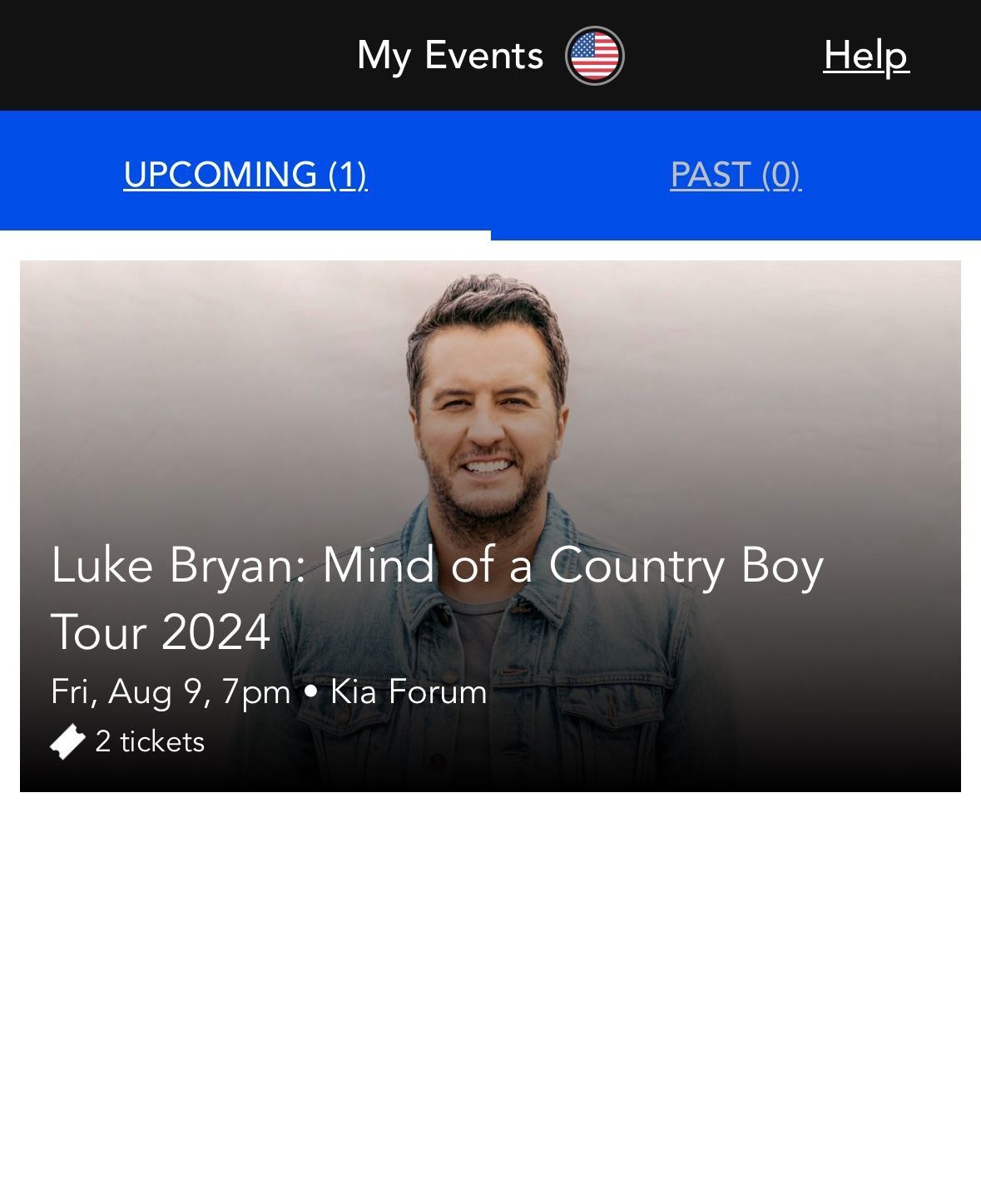 Luke Bryan Tickets 8/9/24