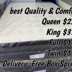 Plush Pillow Top Twin Size Sets
